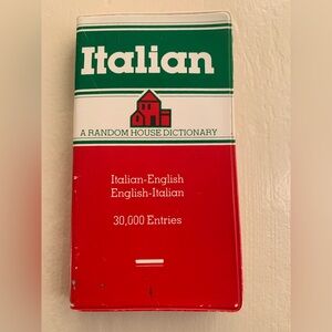 A Vintage Random House Italian-English | English-Italian Dictionary